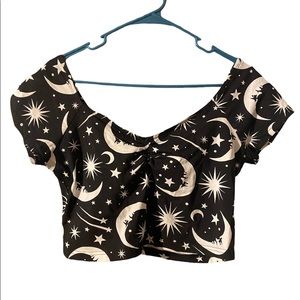 Under the stars crop top